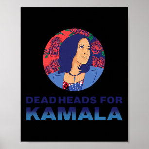 Deadheads For Kamala Vote Kamala Harris Wheimer 20 Poster