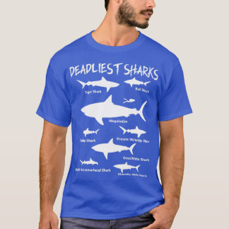 Deadliest Sharks Of All Time T-Shirt