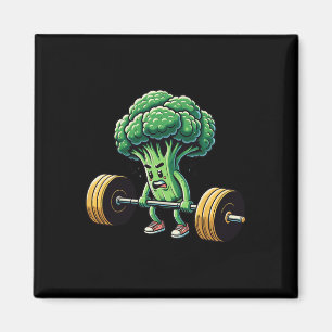Deadlift Broccoli Gym Fitness Motivation Bodybuild Magnet