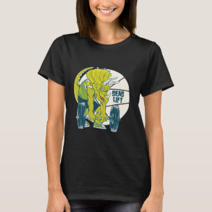 Deadlift Dinosaur - Triceratop Weight Lifting T-Shirt