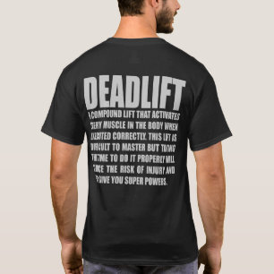 Deadlift - Funny Workout Motivational T-Shirt