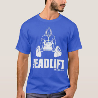 Deadlift Lion Soldier Deadlift Fitness Motivation  T-Shirt