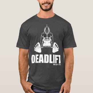 Deadlift Lion Soldier Deadlift Fitness Motivation  T-Shirt