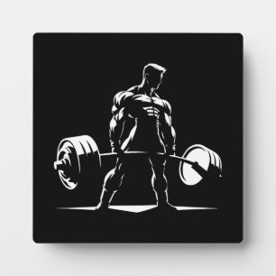 Deadlift - Motivational Gym, Workout Fitness Anime Plaque