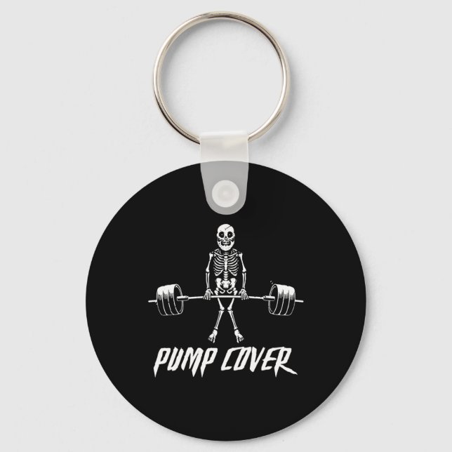 Deadlift Reverse retro Gym  Pump Cover Fun Gymer  Key Ring (Front)