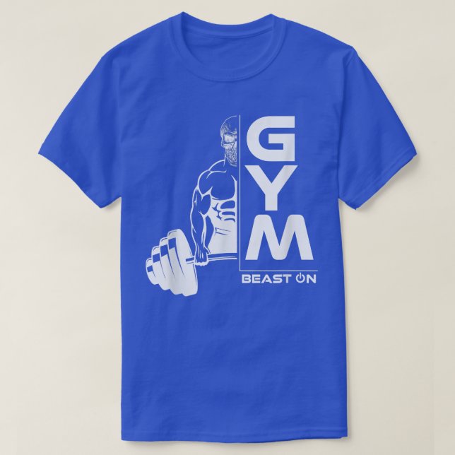 Deadlift Skeleton Beast OnGym Motivation Fitness S T-Shirt (Design Front)