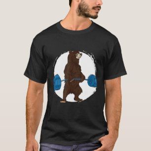 Deadlifting Strongman Bear T-Shirt