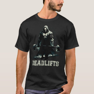 Deadlifts Gym Leg Day Grim Reaper Deadlifting Weig T-Shirt