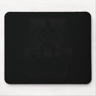 Deadlifts Weightlifter Skeleton Halloween Gym Work Mouse Pad