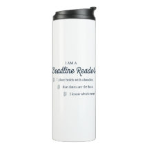 Deadline Reader Thermal Tumbler