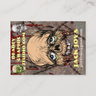DEADLY GRAPHIC STUDIO.COM JACK JOYA CARD