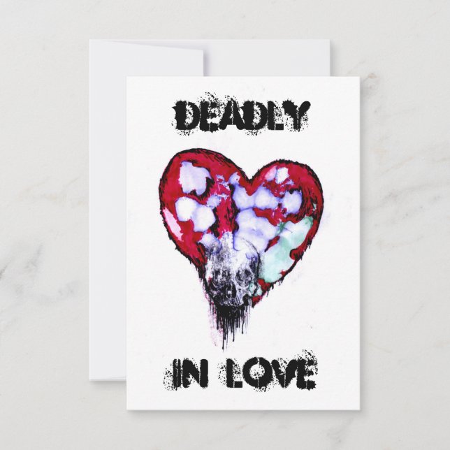 Deadly in love thank you card (Front)