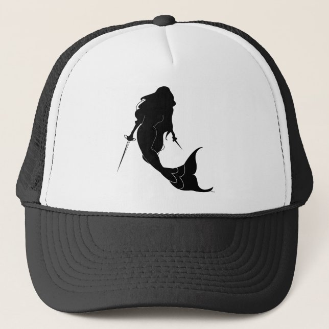 Deadly Mermaid Trucker Hat (Front)
