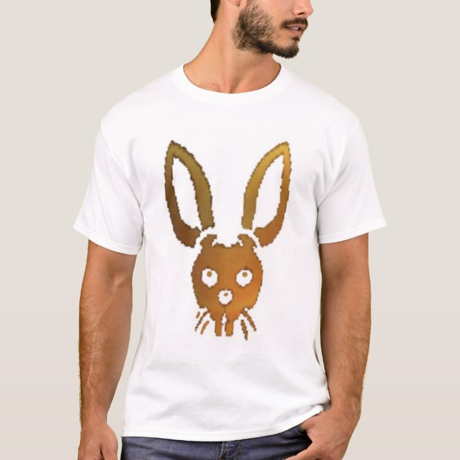 Deadly Rabbits crest (black) T-Shirt (Front)