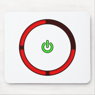 Deadly Red Ring Mouse Pad