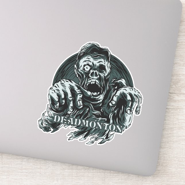 DEADMONTON custom cut stickers (Detail)