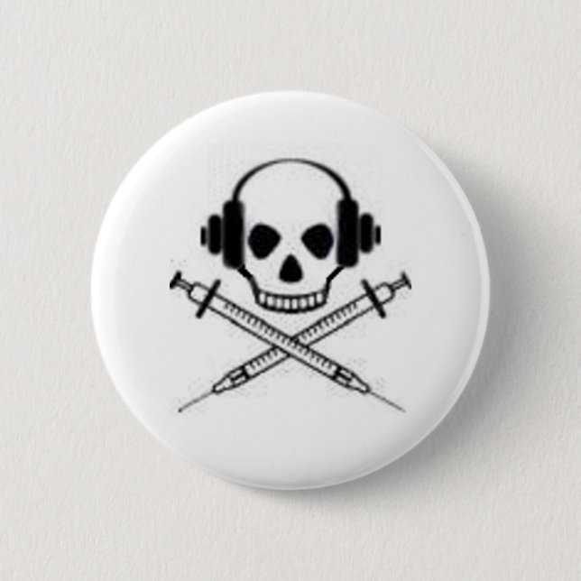 Deadphones 6 Cm Round Badge (Front)