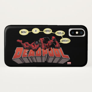 Deadpool Lying Down With Toy Case-Mate iPhone Case