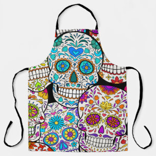 Dead's Day: Vibrant Mexican Patterns. Apron