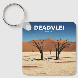 Deadvlei Namibia Travel Key Ring