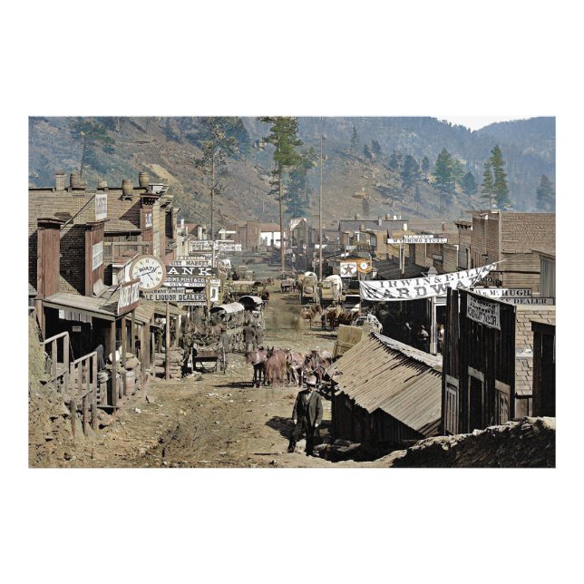 DEADWOOD as Seen by Wild Bill Hickok 1876 Photo Print (Front)