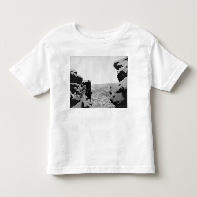 Deadwood as Seen from White Rocks Photograph Toddler T-Shirt (Front)