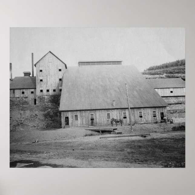 Deadwood Reduction Works Photograph Poster (Front)