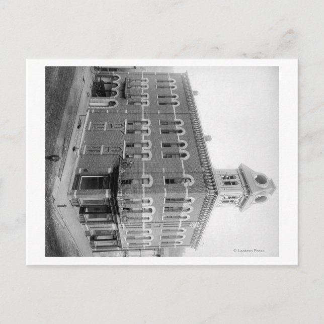 Deadwood, South Dakota City Hall Photograph Postcard (Front)