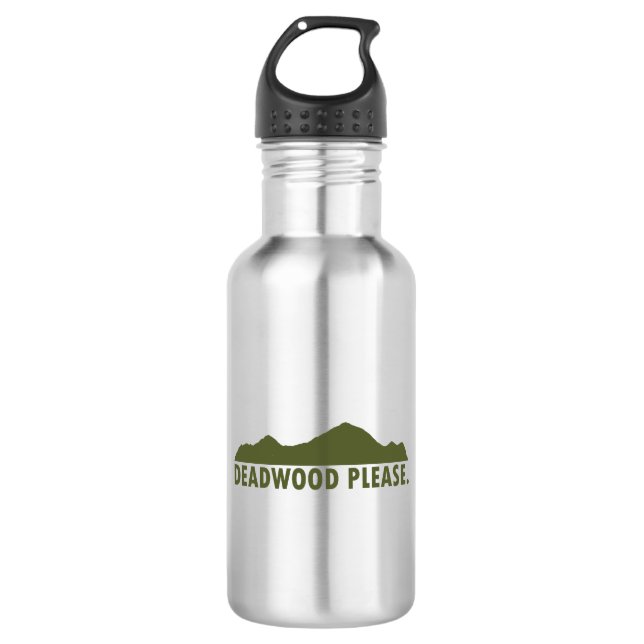 Deadwood South Dakota Please 532 Ml Water Bottle (Front)