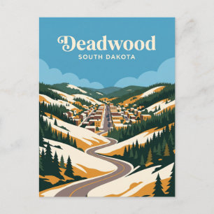 Deadwood South Dakota Postcard