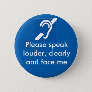 Deaf and hard of hearing badge