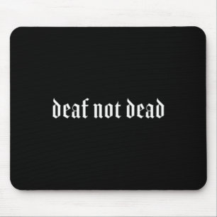 Deaf Asl Hand Gesture Deaf Hearing Loss Awareness Mouse Pad