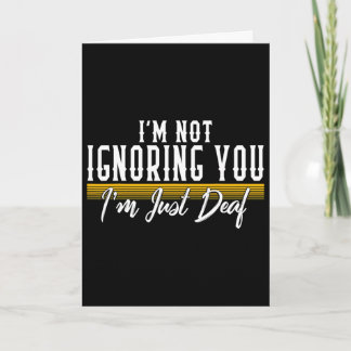 Deaf Awareness Month Love Deaf Community Hearing H Card