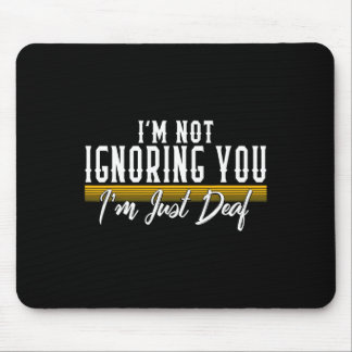 Deaf Awareness Month Love Deaf Community Hearing H Mouse Pad