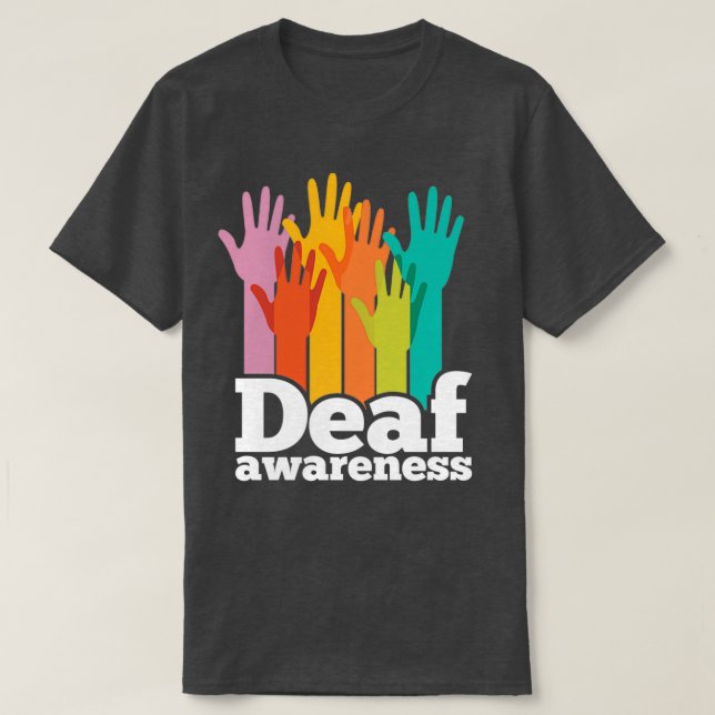 Deaf Awareness Sign Language I Donx27t Speak Engli T-Shirt (Design Front)