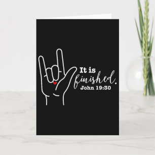 Deaf Christian Faith Easter Asl Sign Language It I Card