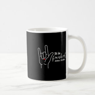 Deaf Christian Faith Easter Asl Sign Language It I Coffee Mug