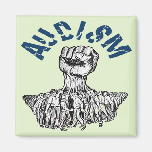 Deaf Civil Rights Movement against Audism Magnet (Front)