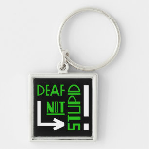 Deaf Disability Awareness Key Ring