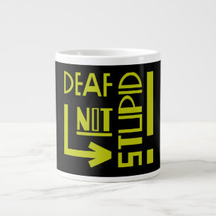 Deaf Disability Awareness Large Coffee Mug