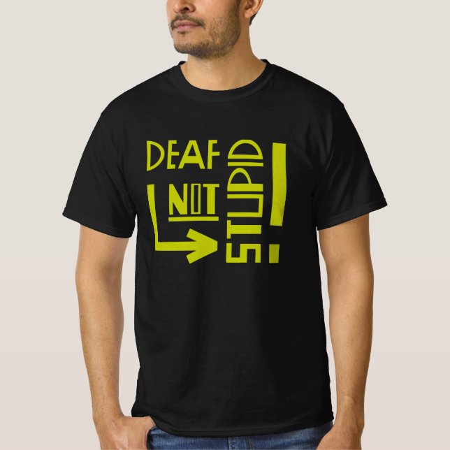 Deaf Disability Awareness T-Shirt (Front)
