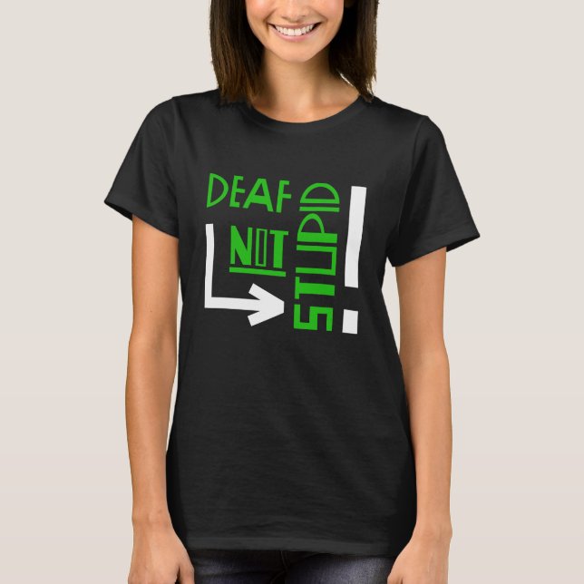 Deaf Disability Awareness T-Shirt (Front)