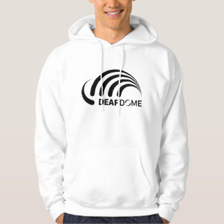 Deaf Dome sweatshirt with hood and black logo