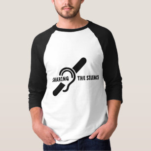 Deaf, hearing impaired, deafness, gestures of lang T-Shirt