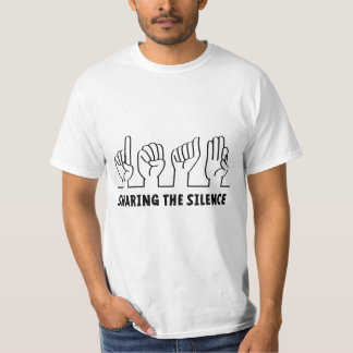Deaf, hearing impaired, deafness, gestures of lang T-Shirt