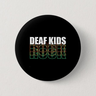 Deaf Kid Sign Language 6 Cm Round Badge