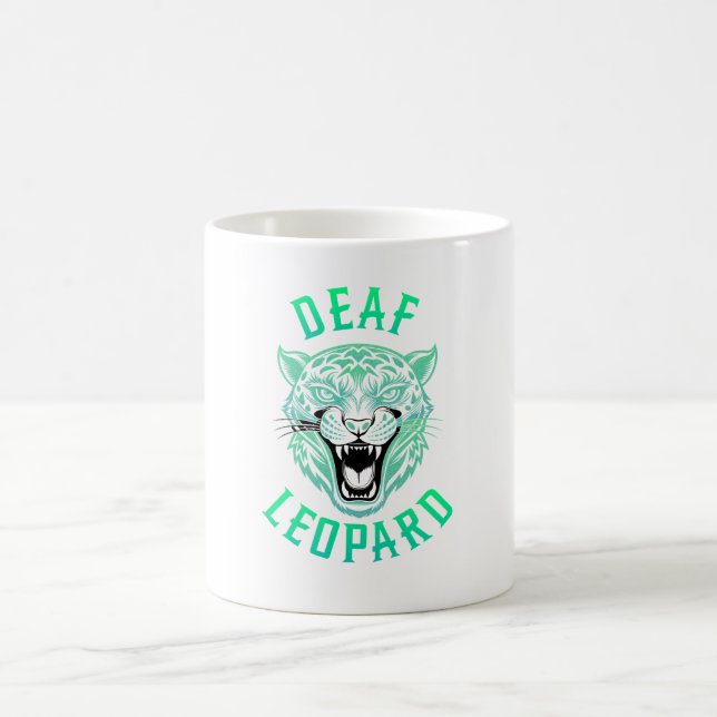 Deaf Leopard Coffee Mug (Center)