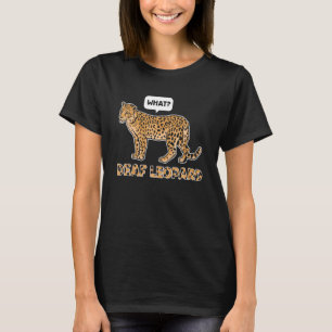 Deaf Leopard Music Funny Band Pun Deaf Awareness T-Shirt