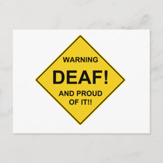 Deaf Proud Postcard