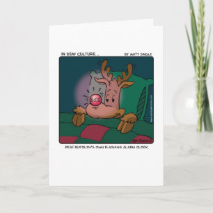Deaf Rudolph Holiday Card